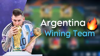 Argentina 🇦🇷 World Cup Final Team In Fifa Mobile.