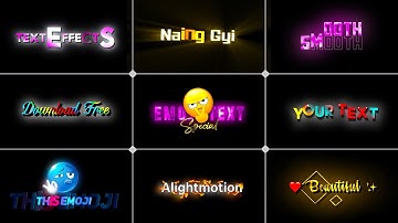 TOP 15 Text Presets for Alight Motion – Make Your Edits Viral!