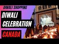 Diwali celebration in canada surrey 2020  shopping in guilford mall  walmart shopping  vlog 4