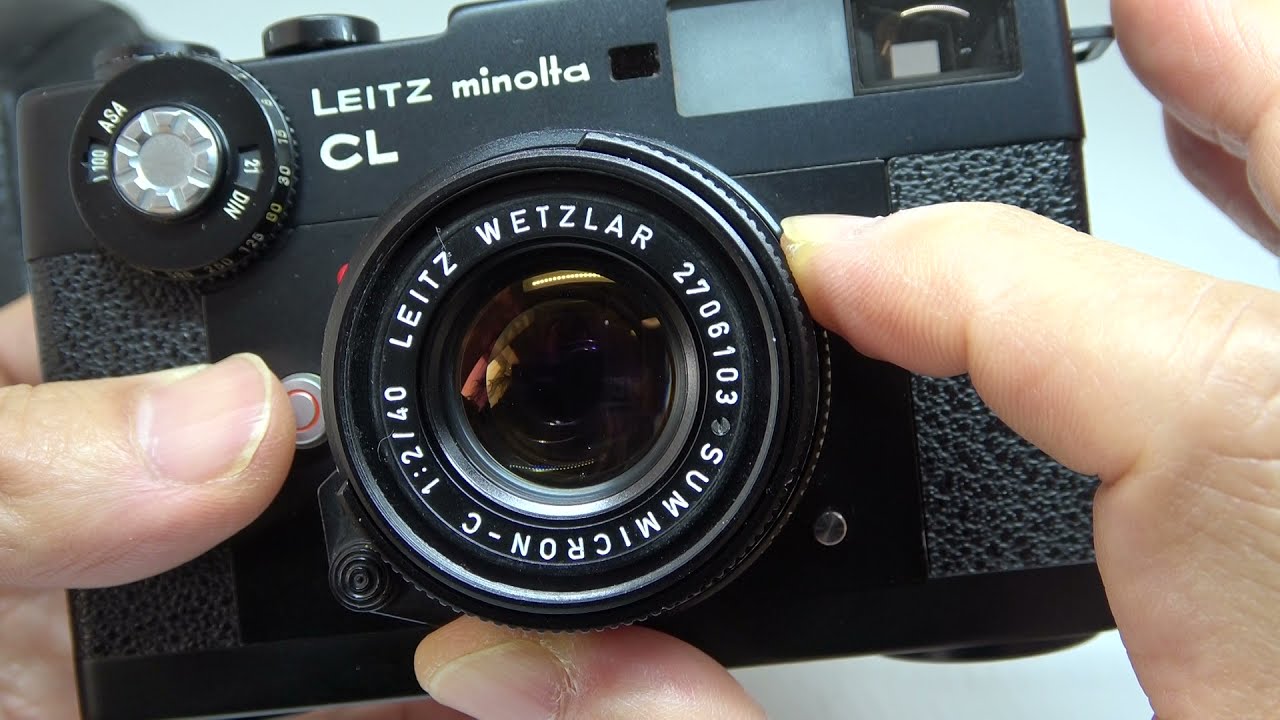 LEICA CL Summicron-C 40mm f/2 SET - YouTube