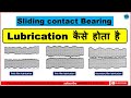 Lubrication in Sliding Contact Bearings | Types & Layers of Lubrication Explained in Hindi