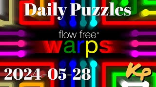 Flow Free Warps - Daily Puzzles - 2024-05-28 - May 28th 2024 screenshot 4