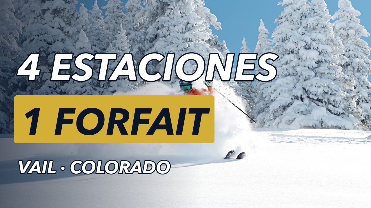 Vídeo: esquiar en Vail, Beaver Creek, Breckenridge y Keystone con un solo forfait