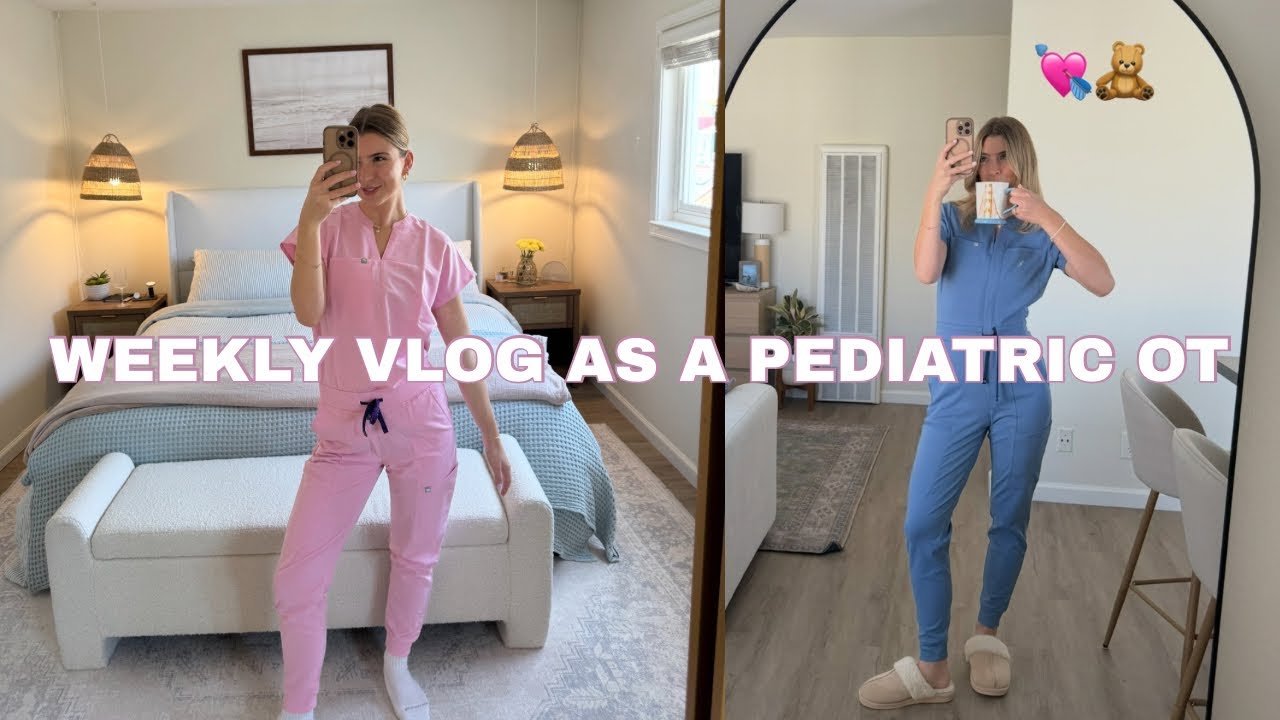 Week in my life as a pediatric OT | first job & work life balance!