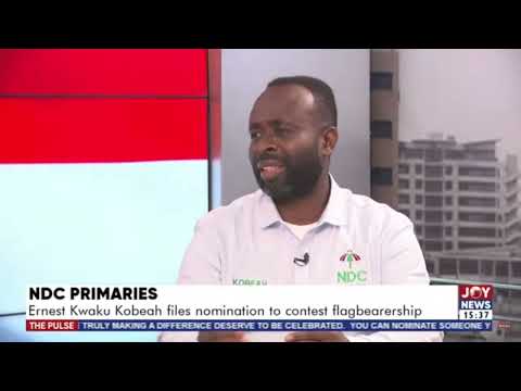 I want to build a new Ghana – Kwaku Krobeah says as he files nomination for NDC flagbearership