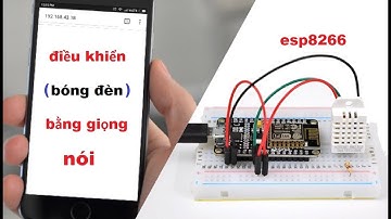 điều khiển bóng đèn bằng giọng nói esp8266