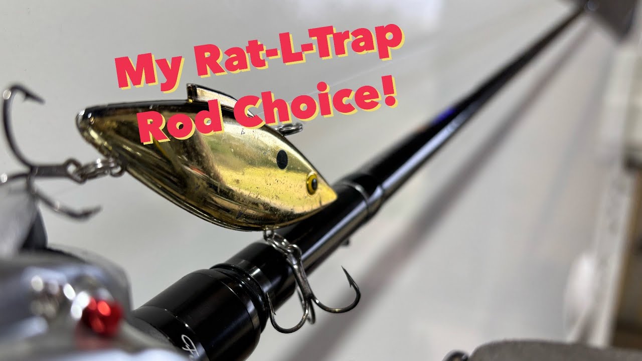 My Rod Choice for Fishing Rat-L-Traps | #bassfishing #rattletrap