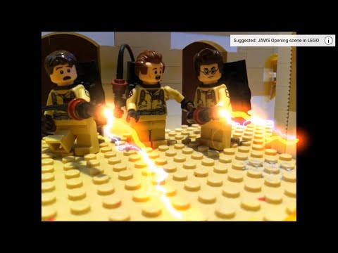 Ghostbusters: Slimer scene; (LEGO Stop Motion)