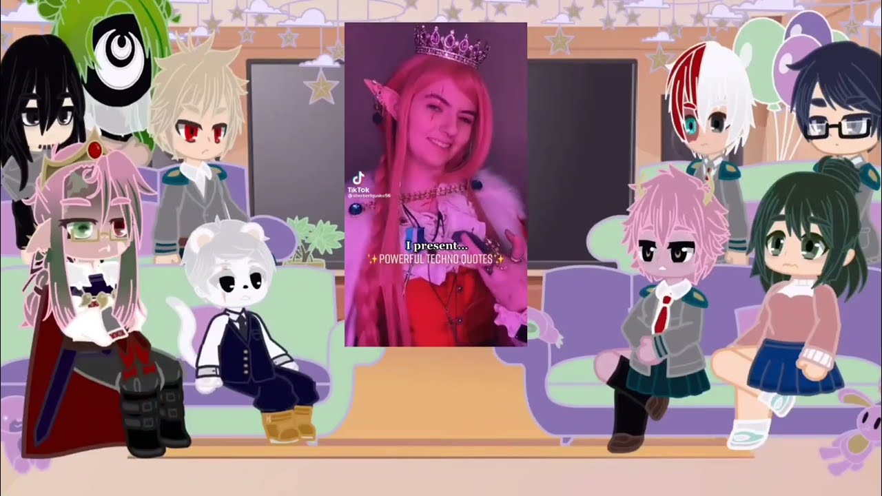 MHA reacts to Deku as C!Technoblade 1/?