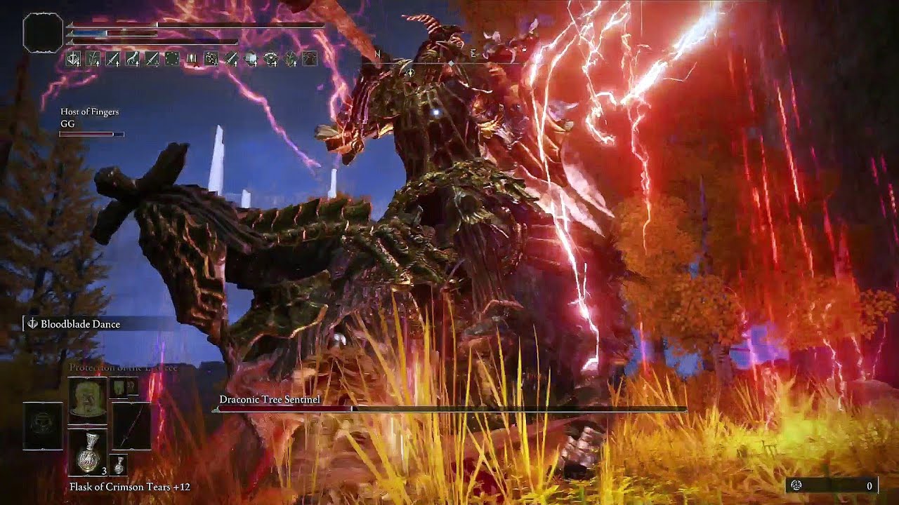 Draconic Tree Sentinel (Coop) Eleonora's Poleblade OP Bleed Build