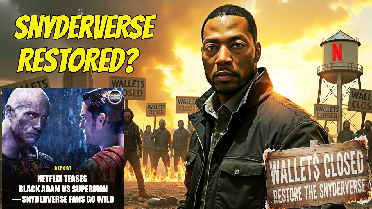 Тизер фильма «Супермен против Черного Адама» на Netflix — настоящая бомба для вселенной Снайдера