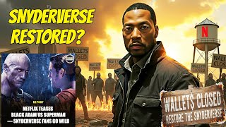 Superman Vs Black Adam Netflix Teaser Is A Snyderverse Bombshell