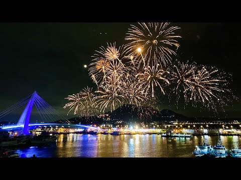 【新北景點 4K】2021 淡水漁人碼頭煙火-閉幕式 Tamsui Fisherman's Wharf