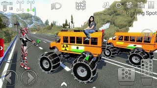Indian Bus Extreme Motor Dirt Offroad School bus #2 - Offroad Outlaws Best Suv Android IOS Gameplay screenshot 5