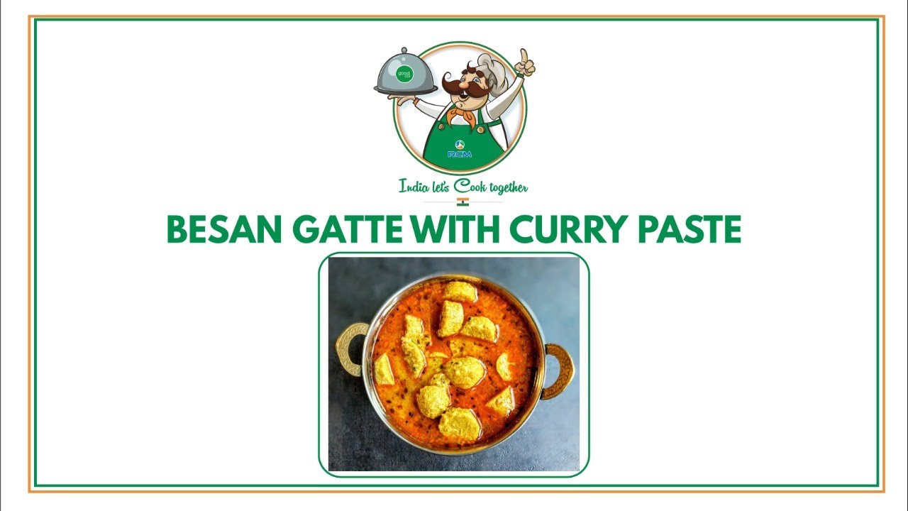 India Let's Cook Together - besan gatte with curry paste  Episode 6