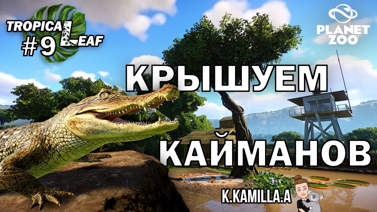 PLANET ZOO — КРЫШУЕМ КАЙМАНОВ | TROPICAL LEAF #9 | ПЕСОЧНИЦА | ВОДНЫЙ КОМПЛЕКС 2/5