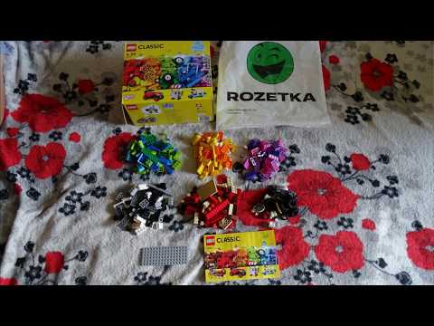 Конструктор LEGO Classic Кубики і колеса 442 деталі (10715)