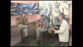 Paulinho Nogueira, Silvio Santisteban e Yamandu Costa na TV Cultura, no ano 2000