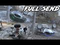 All The Rollovers | RZR, X3, YXZ vs Waterfall at Black Mountain | UTV/SXS Fails