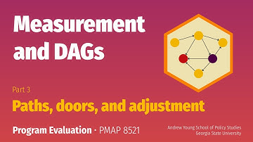 PMAP 8521 • (4) Measurement and DAGs: (3) Paths, doors, and adjustment