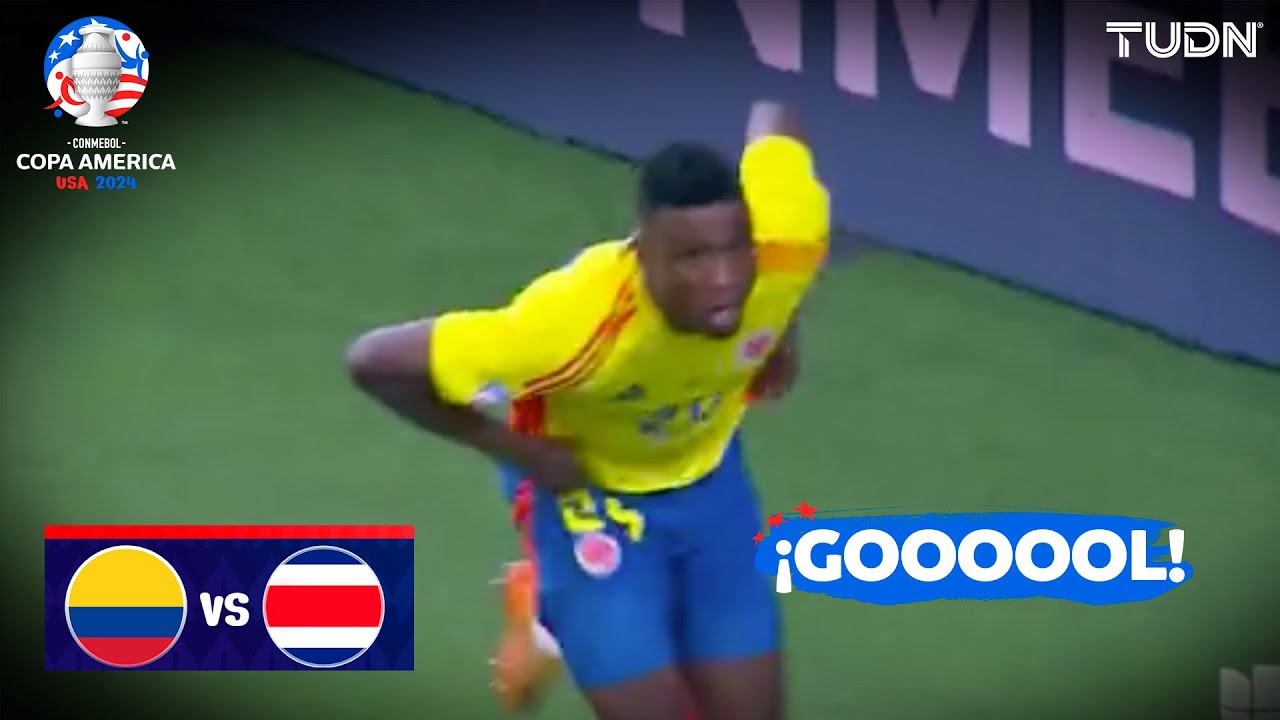 ¡GOLAZO DE JOHN CÓRDOVA! | Colombia 3-0 Costa Rica | Copa América 2024 ...