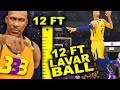 12" FOOT LAVAR BALL RARE THREE POINT DUNK.. NBA Slam Dunk Champion! | DominusIV