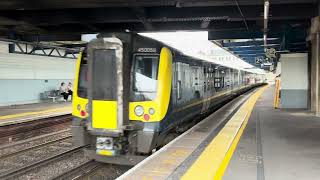 SW 450 058 8:02AM Bournemouth to Winchester ARRIVING PLATFORM 2 AT SOUTHAMPTON CENTRAL.