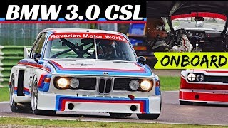 BMW 3.0 CSL (1975) Actions + OnBoard driven by Christian Traber - Imola Classic 2018 Peter Auto