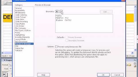 Advanced Dreamweaver Functions & Techniques - How To Test Your Web Pages In Multiple Browsers