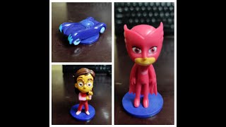 Pj Masks Toys Unboxing Owlette Amaya Catboy Car