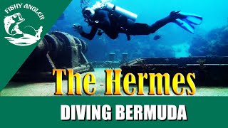 The Hermes Shipwreck. Scuba Diving Bermuda Shipwrecks.