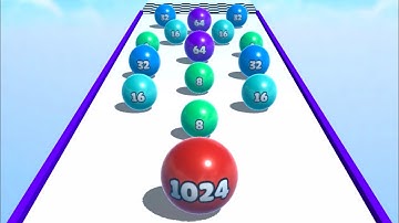 Ball Merge 2048 ! All Levels Gameplay Walkthrough Android, iOS