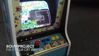 Fix it Felix Jr. CRT bartop arcade