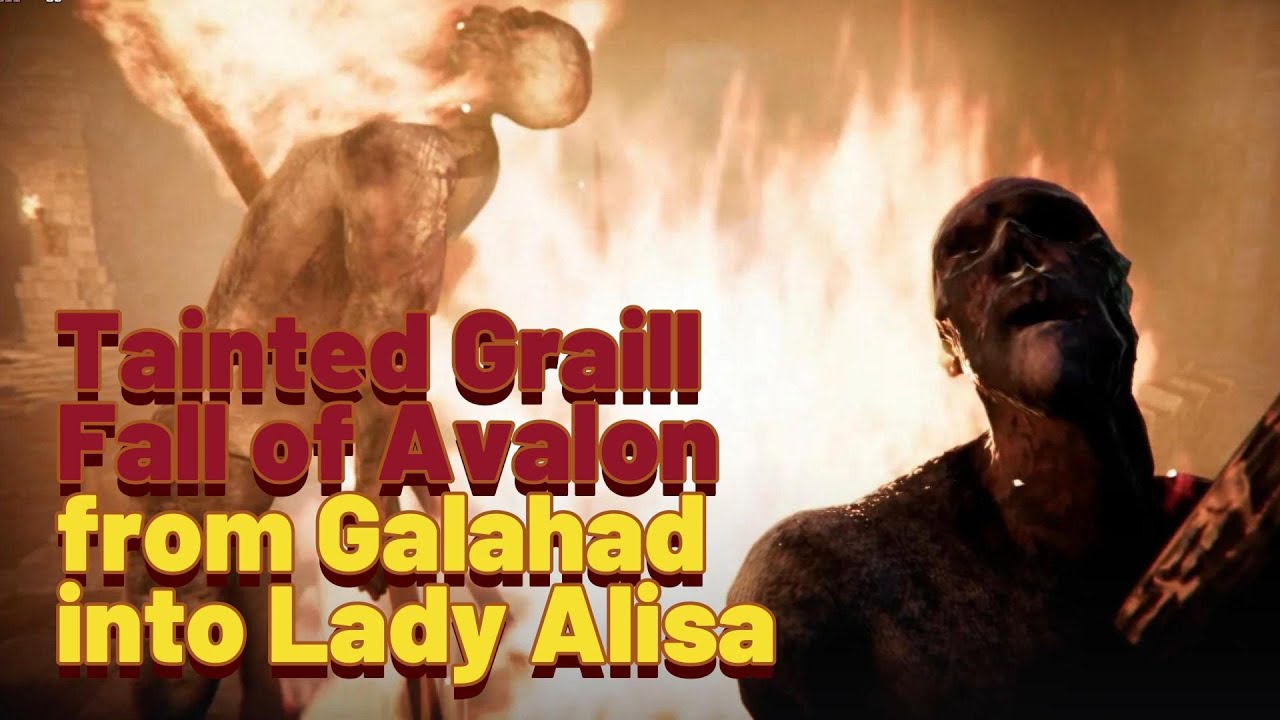 tainted grail Fall of Avalon : The Quest from Galahad to Lady Alisa