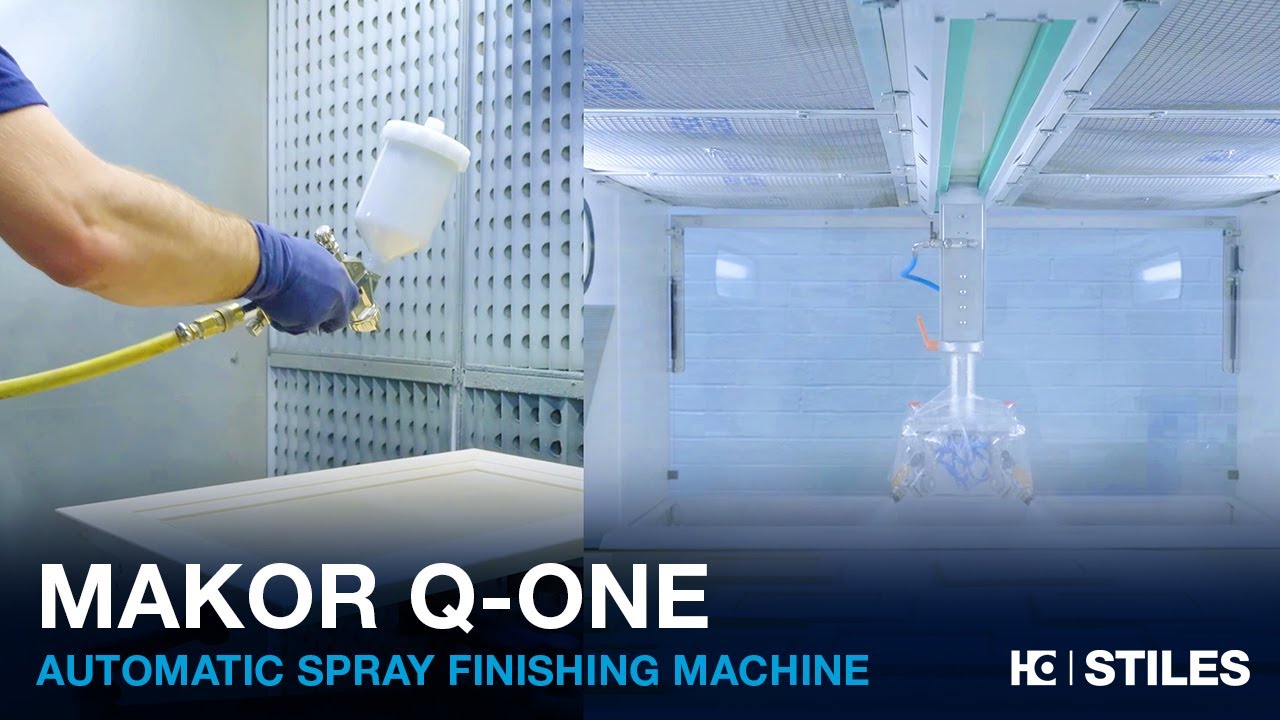 Hand Spray vs. Automated Spray | MAKOR Q-ONE Automatic Spray Finishing Machine