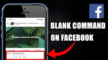 How to make a Blank Comment on Facebook (2024)