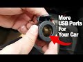 More usb ports for your car receiver