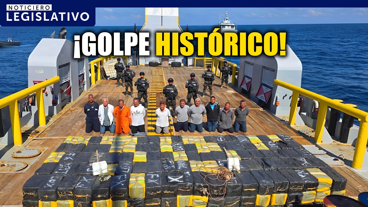 El Salvador decomisa más de 6 toneladas de droga en alta mar | Noticiero Legislativo-16 febrero 2026