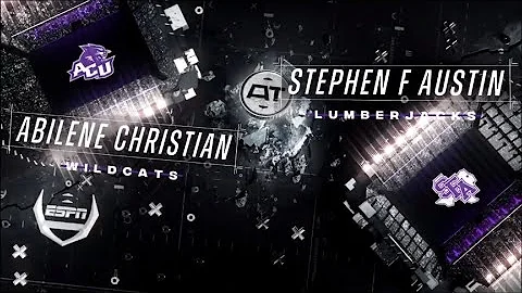 NCAAF 2024 Week 13 Abilene Christian vs Stephen F. Austin