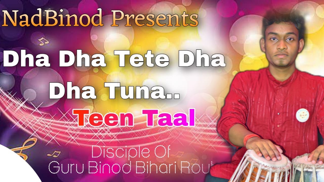 Tabla Solo \\ Basic Kaida \ Dha Dha Tete Dha Dha Tuna \\ Teentaal \\ Nad Binod //Ustad Zakir Hussain
