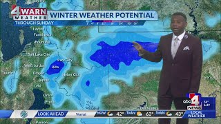 Dry and comfortable to start with active weather pattern ahead later in the week