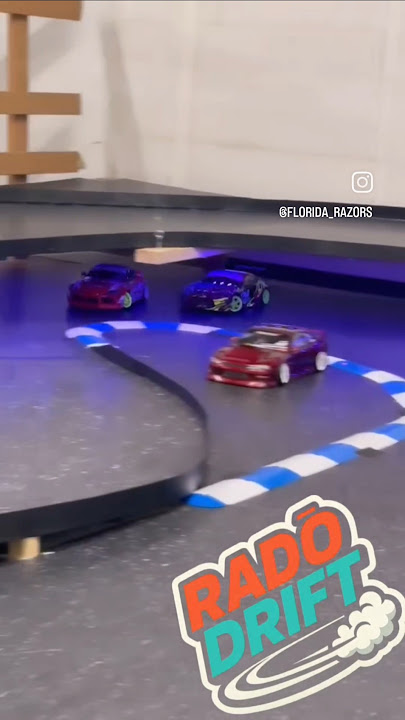 RADō DRIFT Track is Insane! #radodrift #dorilounge #hashiriyarc #RCDrift #RCDrifting #RCCar #Yokomo