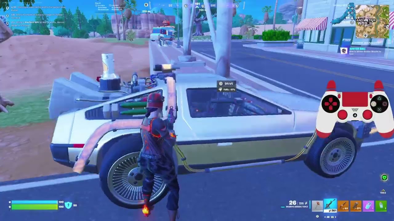 Fortnite Blaze Skin Gameplay