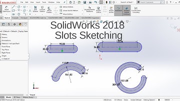 SolidWorks 2018 Tutorial For Beginners _ Slots Sketching