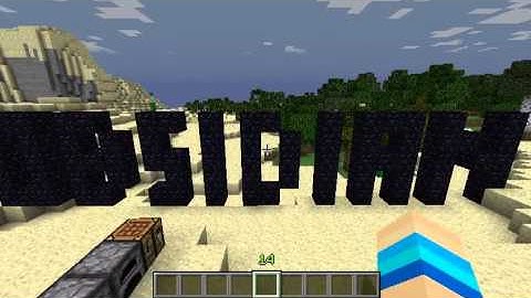 Minecraft - Obsidian Tools [Mod Showcase]