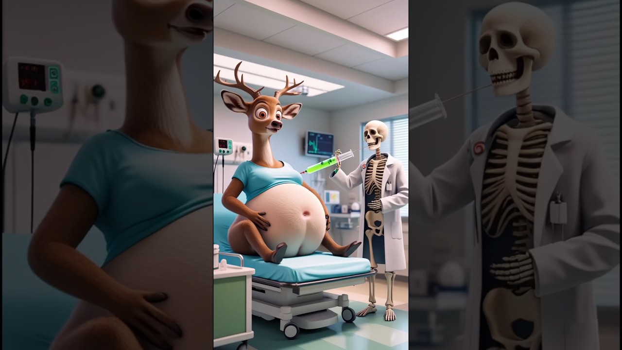 ❤️ Evolution of Deer and skeleton Dr. in hospital CocoCuddles ✅ 