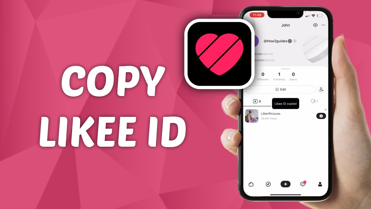 How to Copy Likee ID - Copy Likee Username