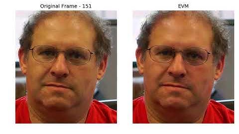 Eulerian video magnification to reveal the subtle blood flows in the face