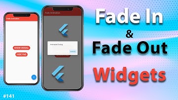 Flutter Tutorial - Fade In & Fade Out Widgets - Fade Animation
