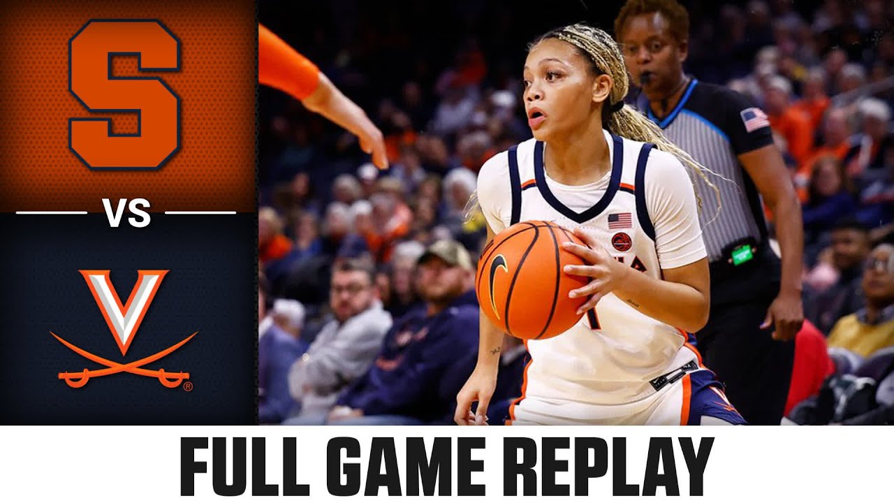 Syracuse vs. Virginia Full Game Replay | 2025-26 ACC Women's Basketball